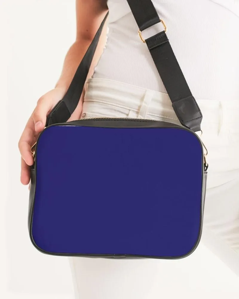 Shaded Blue Crossbody Bag | C100M100Y0K30